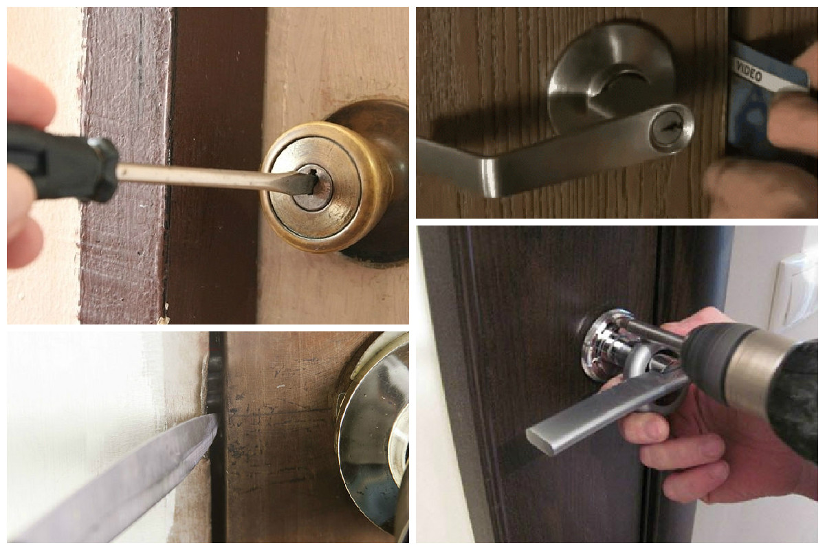 Как открыть межкомнатную дверь без ключа самостоятельно?